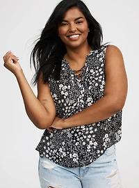 Harper Sleeveless Pullover Blouse