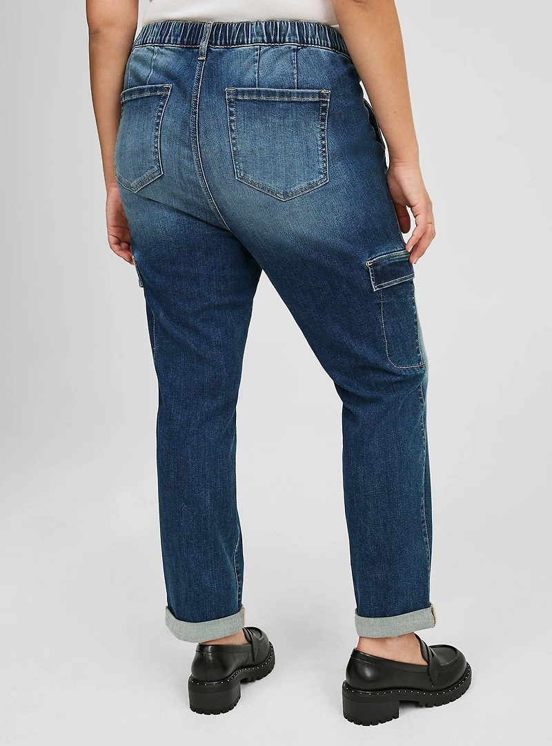 Weekend Boyfriend Mid-Rise Cargo Jean