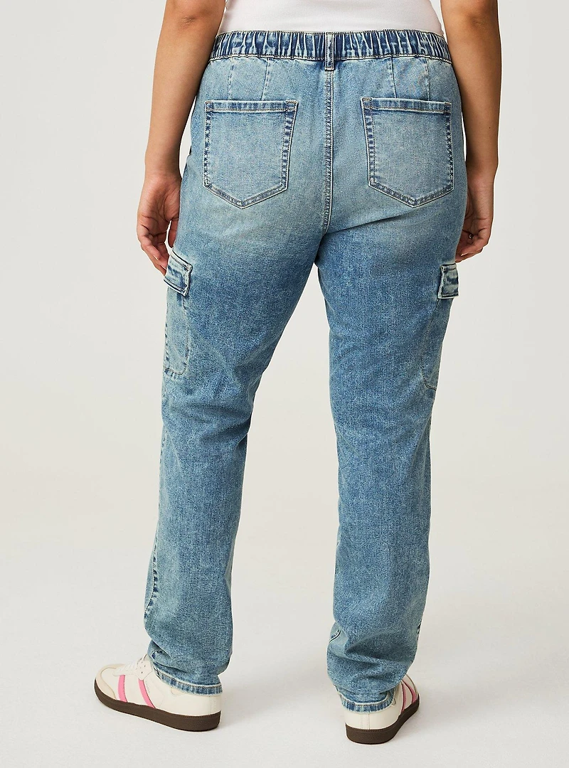 Weekend Boyfriend Mid-Rise Cargo Jean