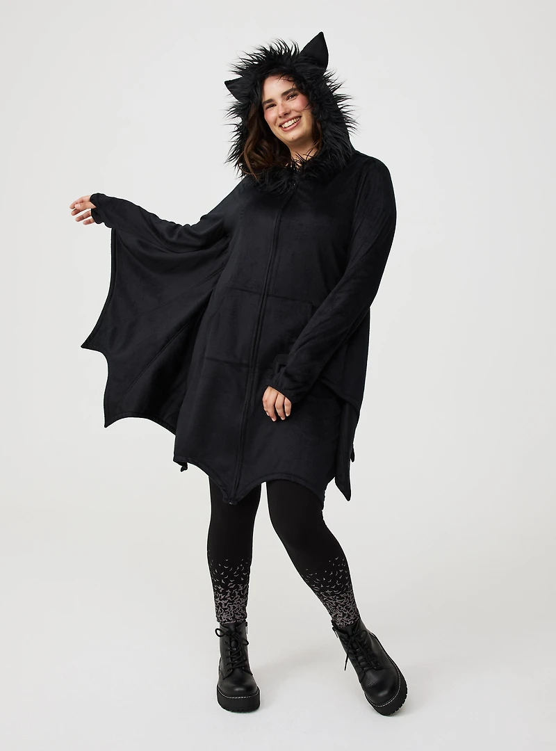 Halloween Hooded Bat Dress