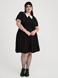 Halloween Collared Skater Dress