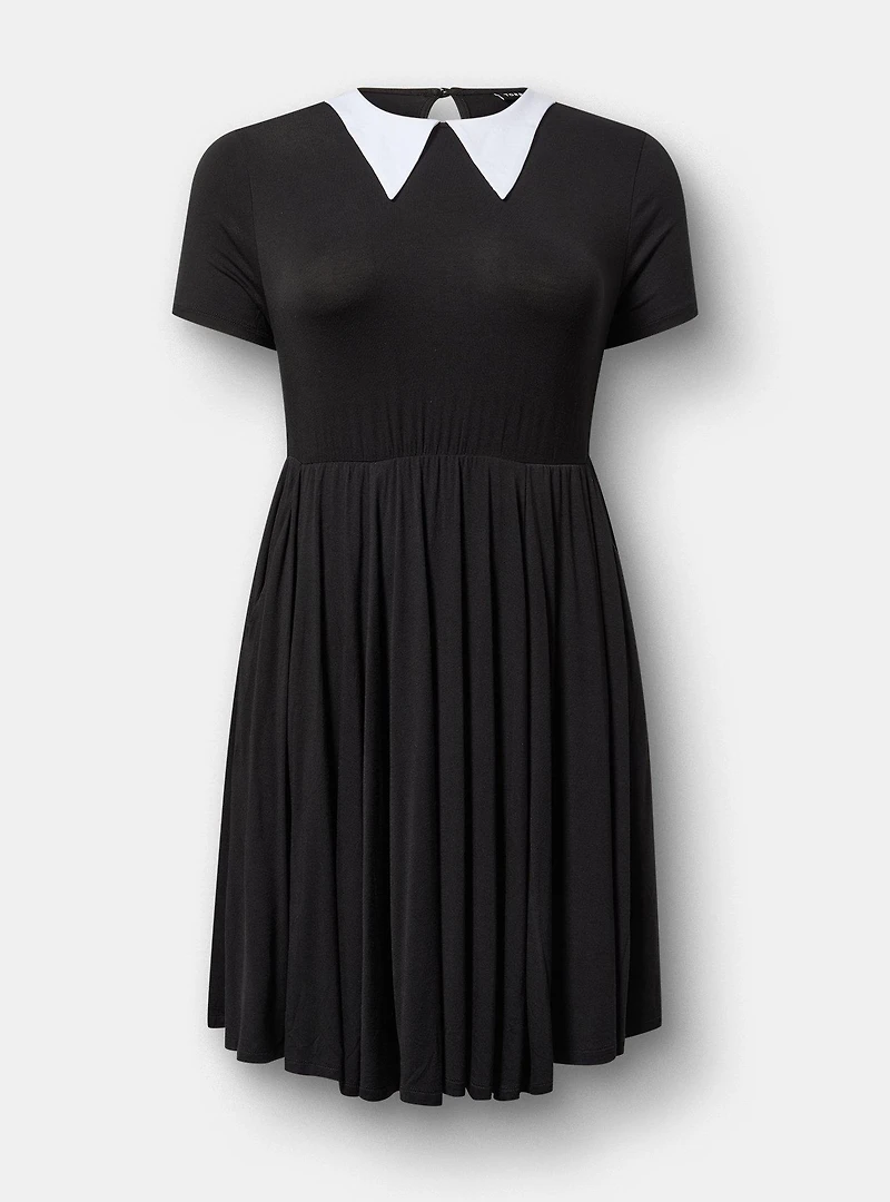 Halloween Collared Skater Dress