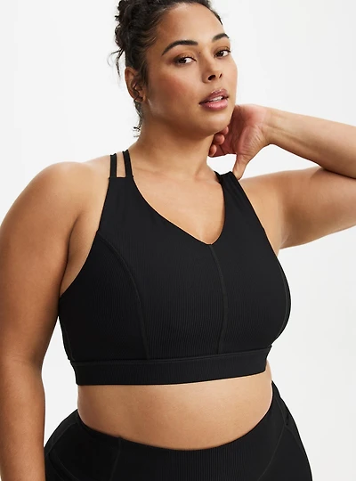 Low Impact Wireless Rib Active Bra