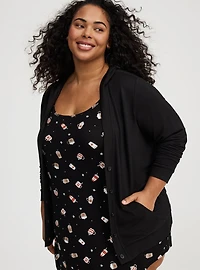 Hooded Lounge Cardigan