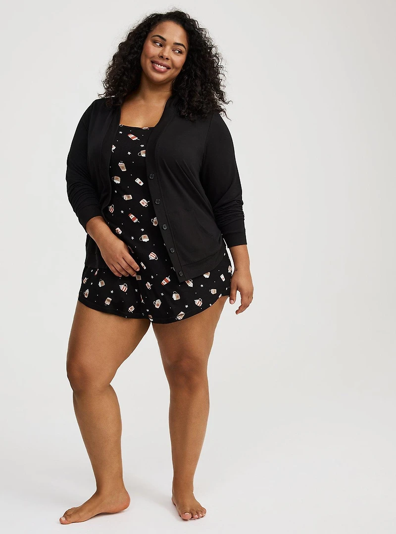 Hooded Lounge Cardigan