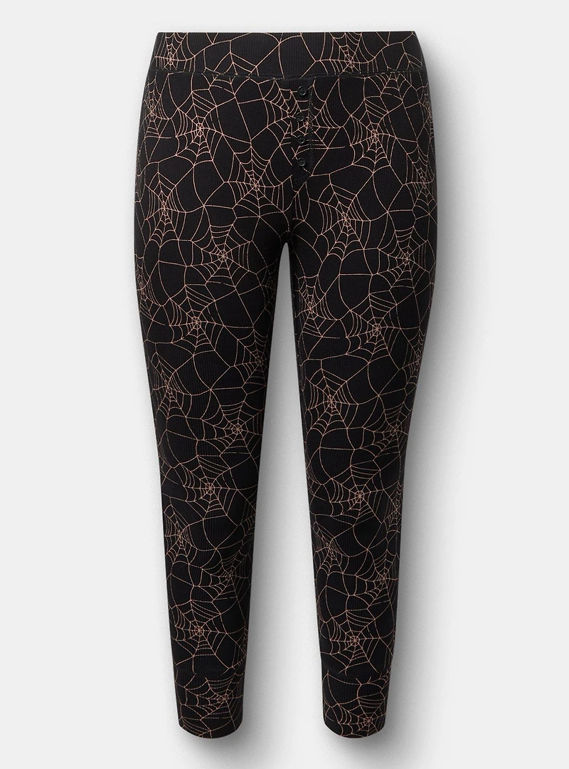 Super Soft Rib Full Length Sleep Legging