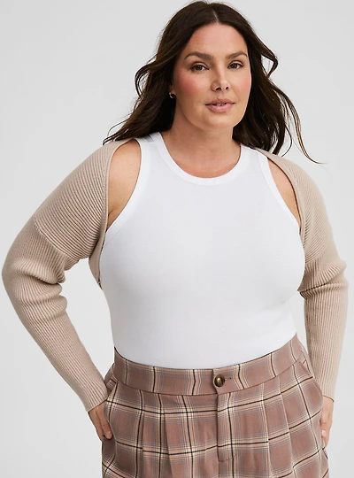 Crop Bolero Shrug