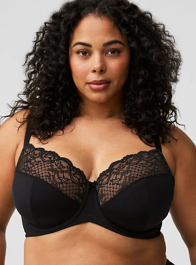 Full-Coverage Unlined Bra