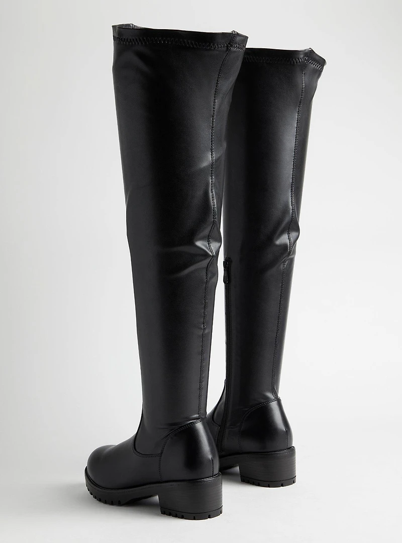 Flat Stretch Over The Knee Boot (WW)