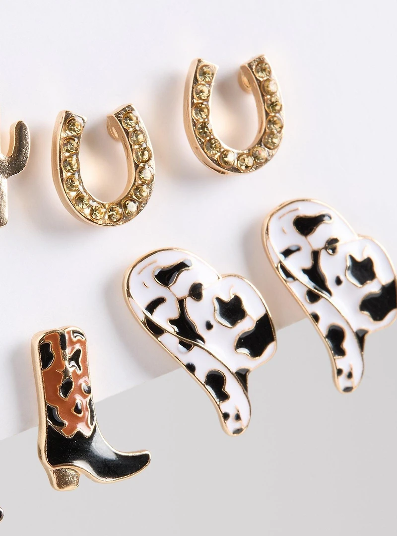 Western Earrings Multi Pack