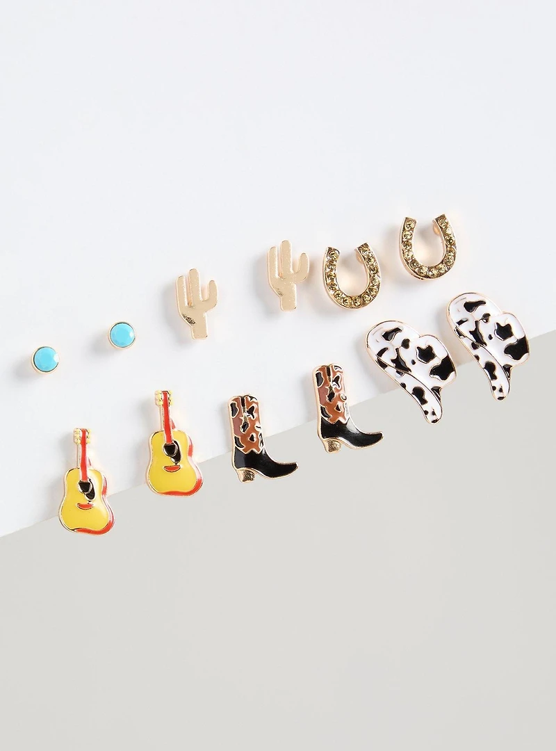 Western Earrings Multi Pack