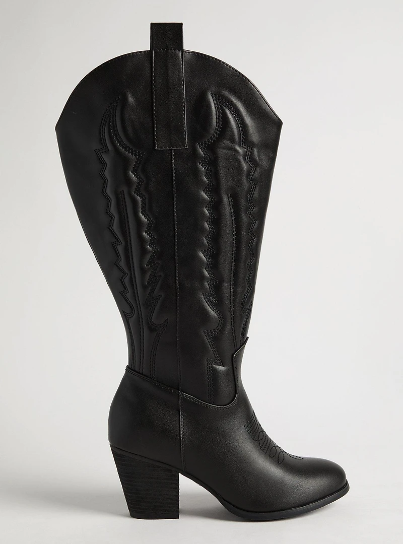 Heeled Western Knee Boot (WW)