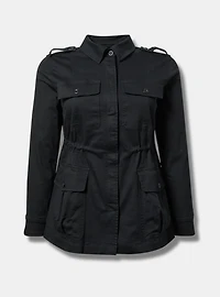 Stretch Twill Anorak Jacket