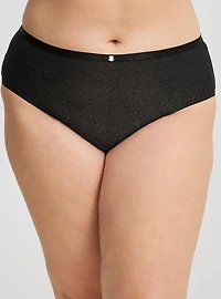 Microfiber Shine Mid-Rise Cheeky Panty