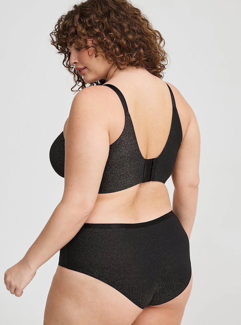 Microfiber Shine Mid-Rise Cheeky Panty