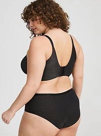 Microfiber Shine Mid-Rise Cheeky Panty