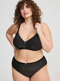 Microfiber Shine Mid-Rise Cheeky Panty