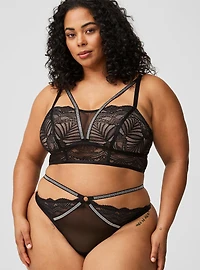 Diamante Lace Wireless Bralette