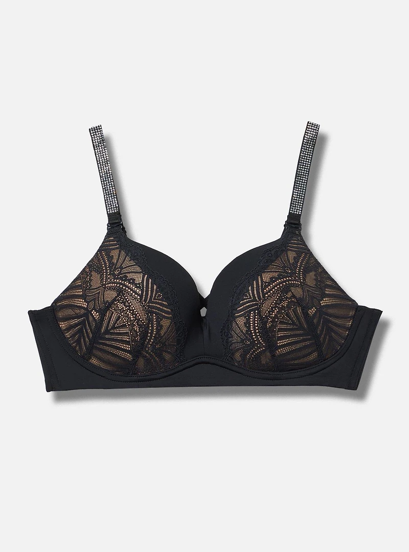 Dream Wire-Free Push-Up Diamante Bra