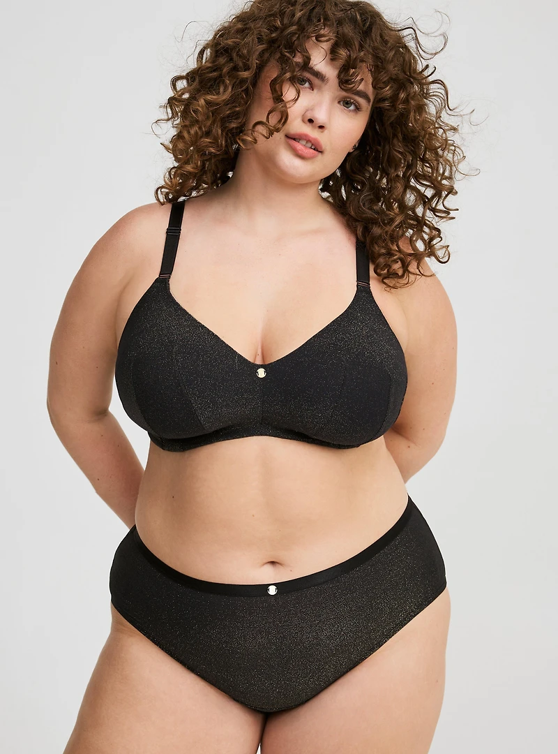 Everyday Wire Free Lightly Lined Shine Bra with 360° Back Smoothing