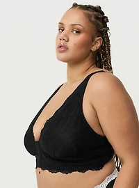 Emma Lace Front-Close Bralette