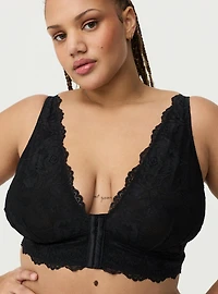 Emma Lace Front-Close Bralette