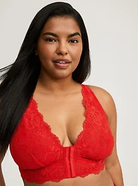 Emma Lace Front-Close Bralette