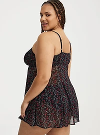 Mesh Fit & Flare Wireless Babydoll