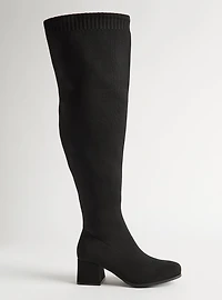 Block Heel Over The Knee Boot (WW)