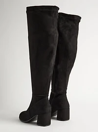 Block Heel Over The Knee Boot (WW)