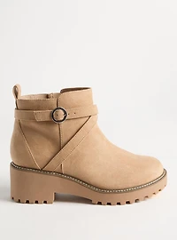 Buckle Wedge Bootie (WW)