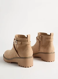 Buckle Wedge Bootie (WW)