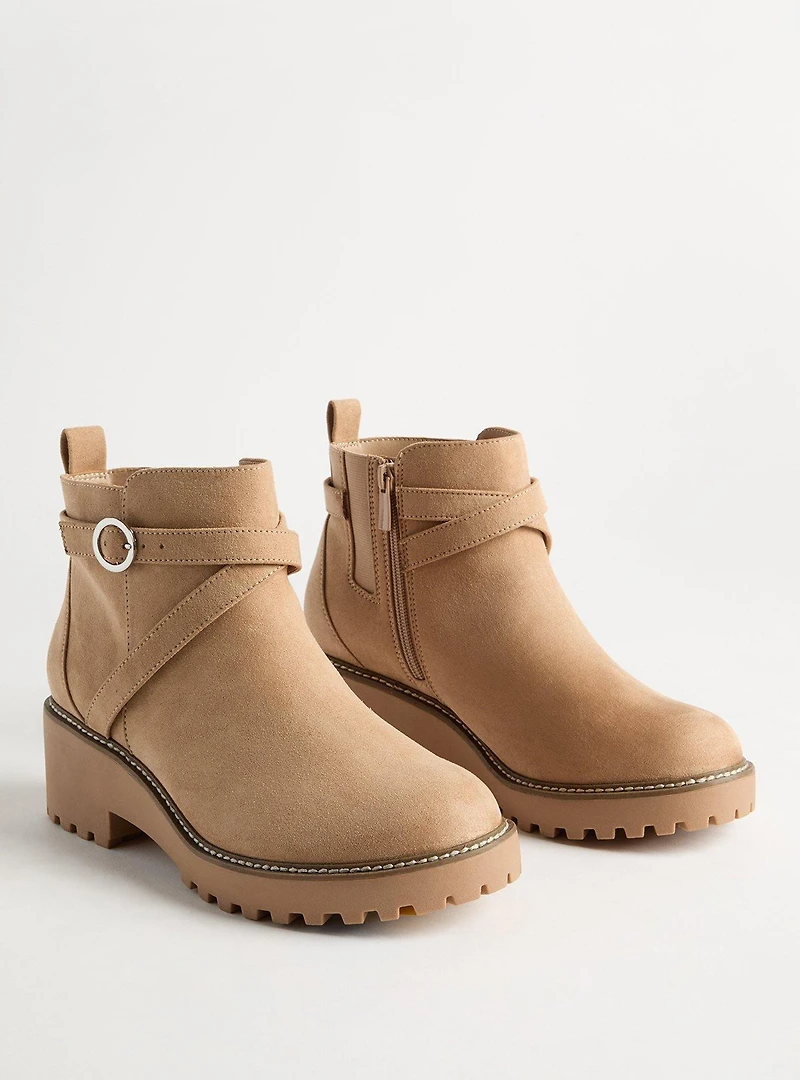 Buckle Wedge Bootie (WW)