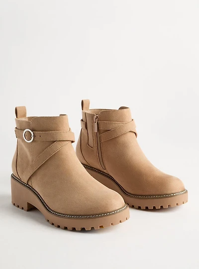 Buckle Wedge Bootie (WW)