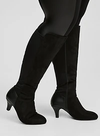 Kitten Heel Knee Boot (WW)