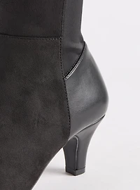 Kitten Heel Knee Boot (WW)