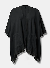 Woven Pocket Ruana