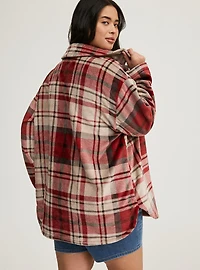 Snap Front Shacket