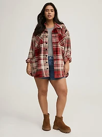 Snap Front Shacket