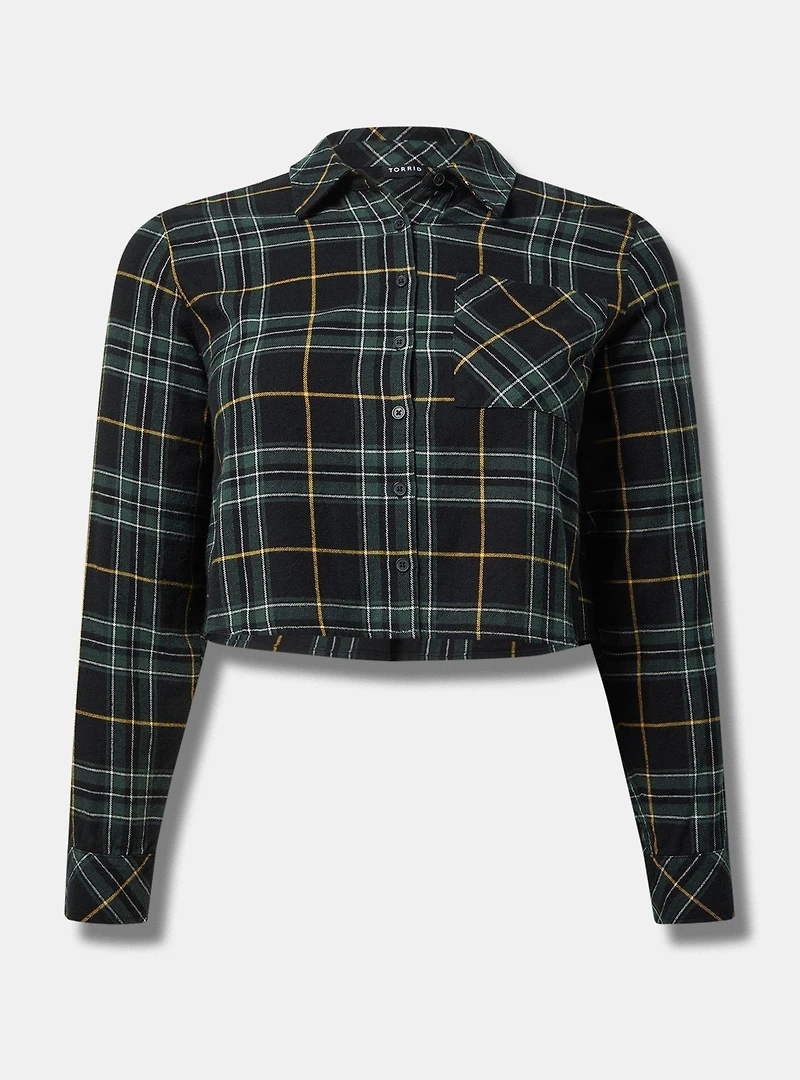 Lizzie Long Sleeve Crop Shirt