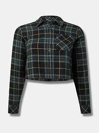Lizzie Long Sleeve Crop Shirt