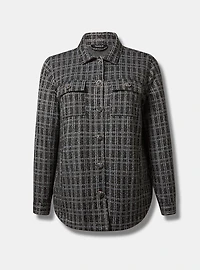 Stretch Boucle Shacket