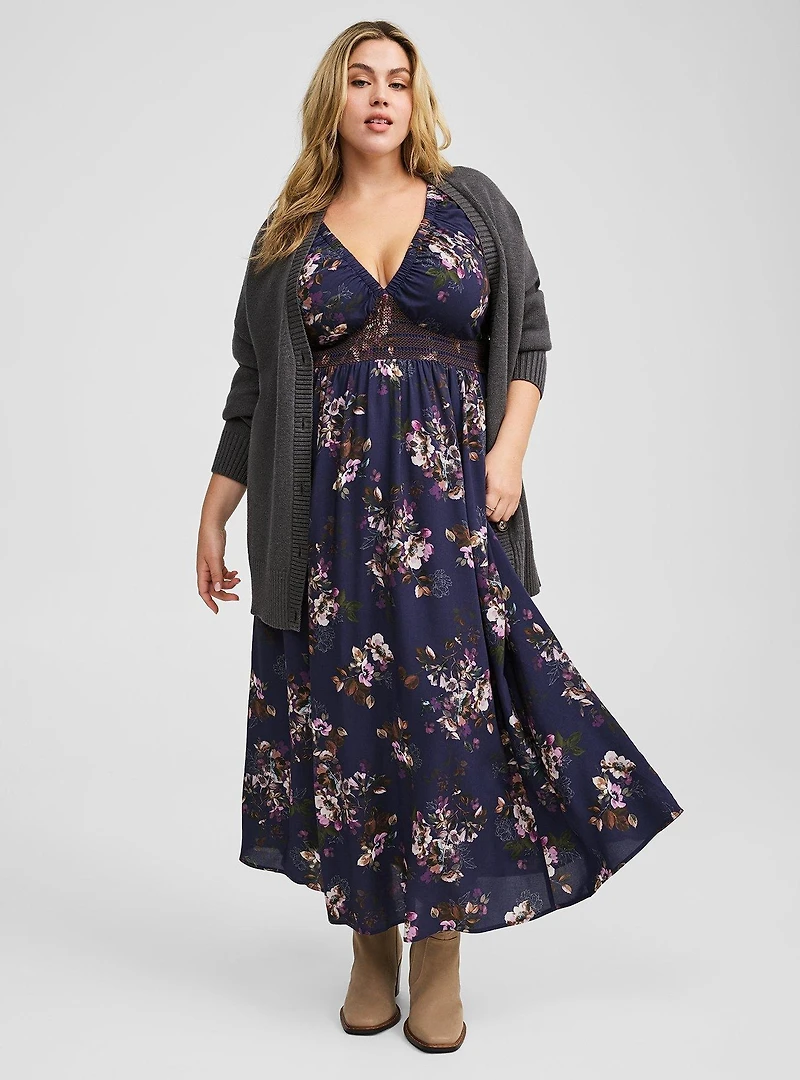 3/4 Maxi Dress