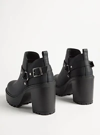Lug Sole Heeled Bootie (WW)