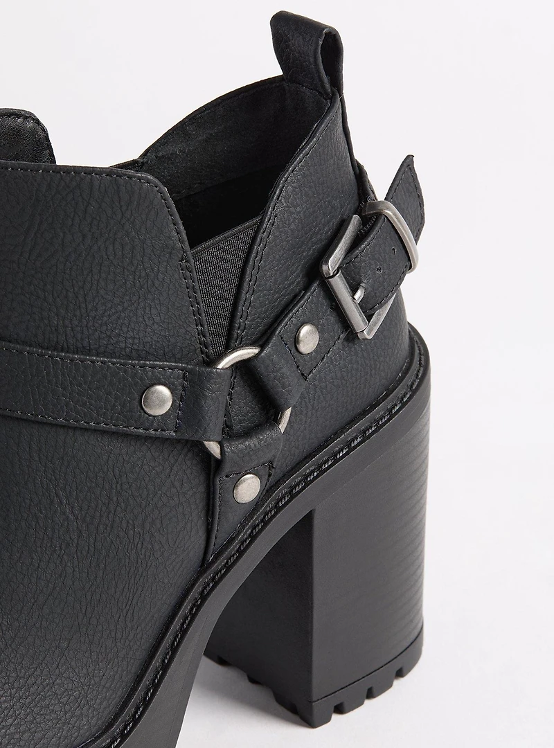 Lug Sole Heeled Bootie (WW)