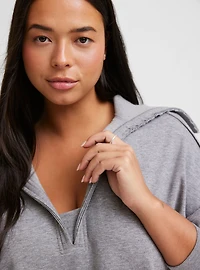 V-Neck Pullover Sweatshirt