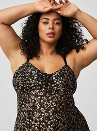 Mesh Fit & Flare Wireless Babydoll