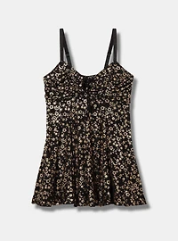 Mesh Fit & Flare Wireless Babydoll