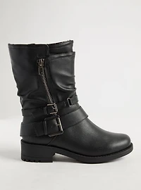 Moto Bootie With Zip (WW)