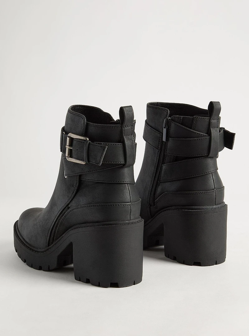 Strappy Buckle Bootie (WW)